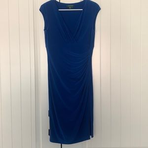Ralph Lauren Dress, size 10, Royal blue sheath
